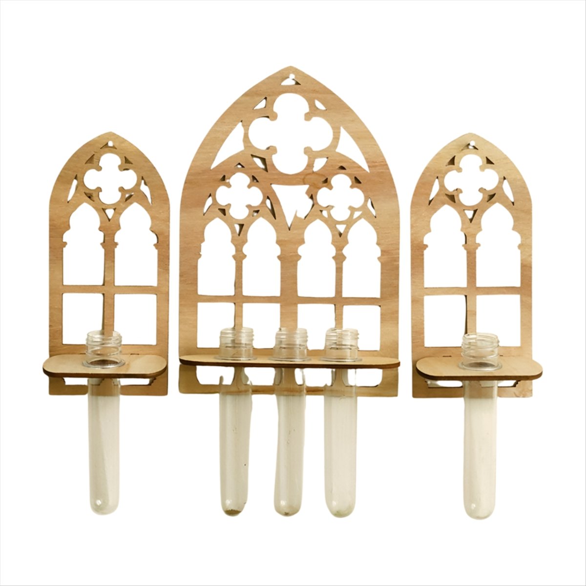 [N84R] Wooden Plant Propagatio - Propagation Station Vase ulasan dan harga