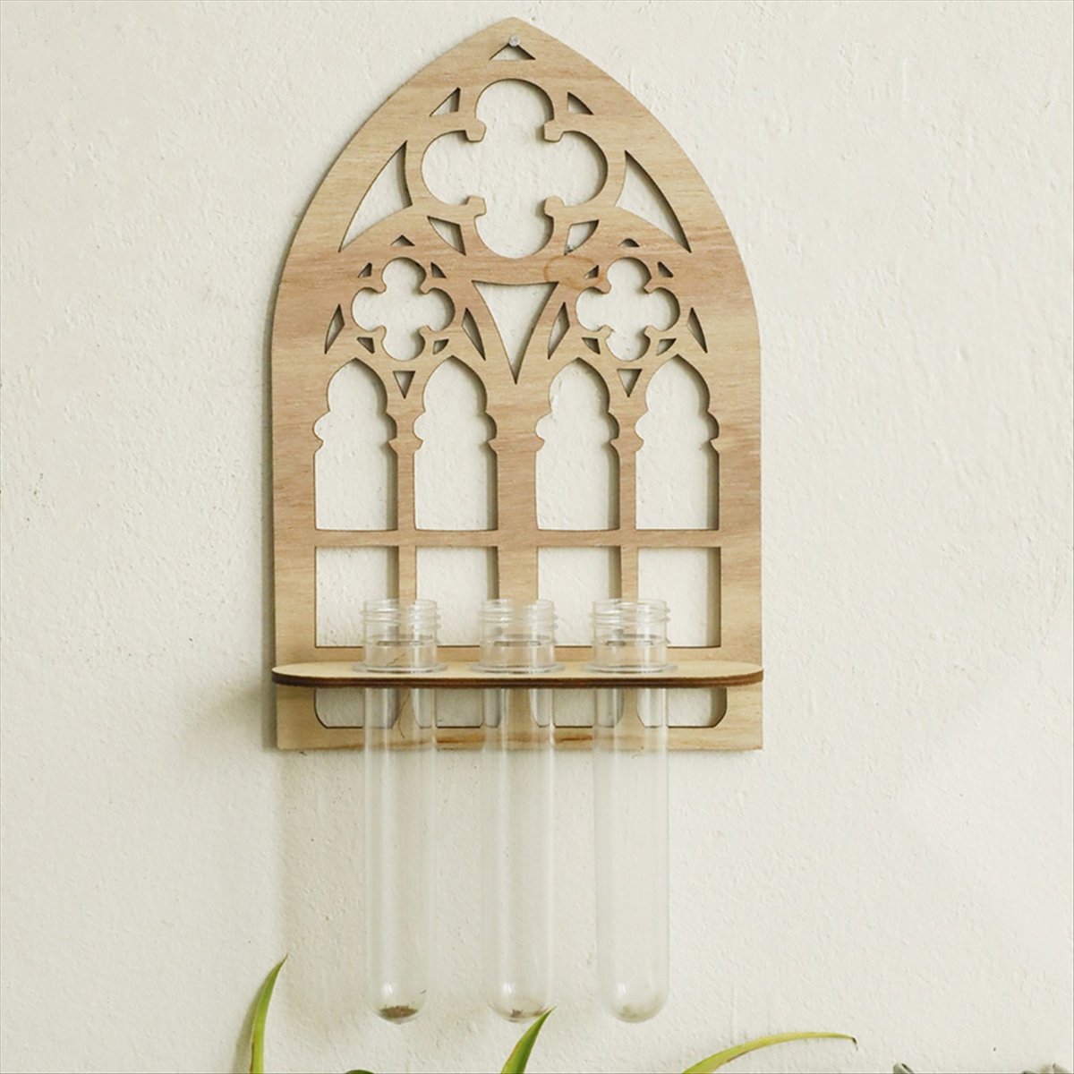 [N84R] Wooden Plant Propagatio - Propagation Station Vase ulasan dan harga