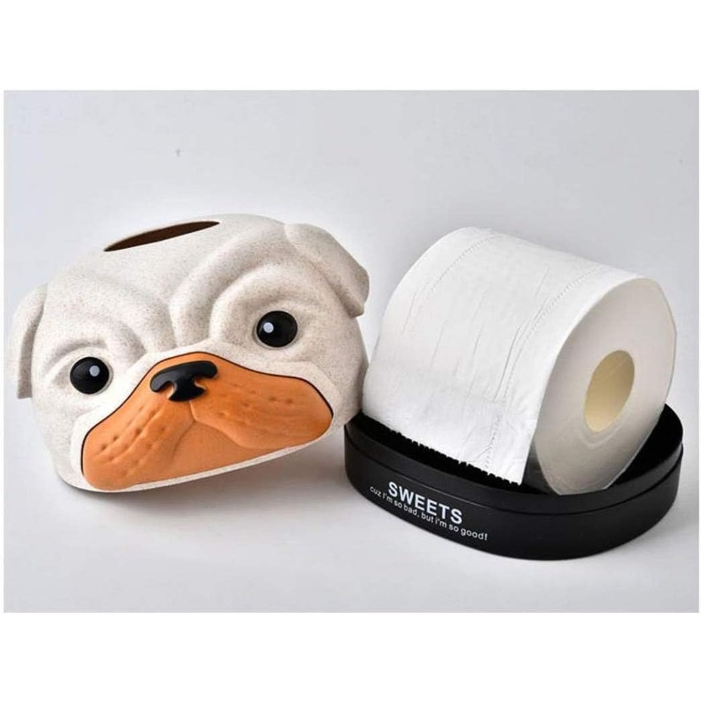1pc Cute Dog Shape Tissue Box  - Agar Tissue Culture ulasan dan harga